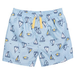 Gerber Toddler Boys' Swim Trunks, Sailboats, 2T