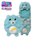Happy Nappers: Care Bears Sleep Sack Large - Wish Bear - 66 x 30, 2-in-1: Plush Character Opens Into Sleeping Bag, Soft Nap & Play Animal, Kids 7+