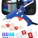 Mr. Pen- Mini Hot Glue Gun Kit with 20 Glue Sticks and 20 Popsicle Sticks & 8 Finger Protector - Fast Preheating Hot Melt Gun, High Temp for School Crafts DIY Arts and Quick Home Repairs