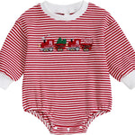 MERSARIPHY Baby Christmas Clothes Baby Boy Girl Sweatshirt Romper Santa Baby Romper Tops Fall Winter Outfits