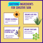 California Baby Calming Lavender Bubble Bath | 100% Plant-Based Kids Bubble Bath | Gentle Baby Bubble Bath | Free Bubble Wand | 384 mL / 13oz