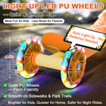 Kick Scooter for Kids 3-7 Age - 3 Wheel LED Light Up Toddler Scooter, Easy Steering, Adjustable Height, Anti-Slip Deck, Stable Design, Indoor Outdoor for Girls Boys 3-5, 5-7 Up to 100 Lbs