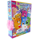 Happy Nappers: Care Bears 26" Pillow Pocket Pal - Cheer Bear - Plush Character Pillow Case, Animal Cover w/Weighted Paws, Soft Huggable Companion, Kids