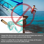 Seago Kids Swim Goggles Swimming Goggles for Kids Boys Girls Toddlers Youth 5-15 Anti-Fog 180° Clear Goggles No Leak Kids Pool Underwater Open Water Swim Goggles with Nose Cover Swimming Equipment