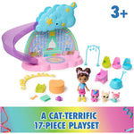 Gabby's Dollhouse, Kitty Care Ear Purrfect Playroom, 17-Piece Playset with 4 Toy Figures and Dollhouse Furniture, Kids Toys for Girls & Boys Ages 3+