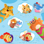 URMYWO Wrist Rattles for Baby - Rattle Socks - Foot Finder Set - Baby Toys for 0-12 Months Infant - Newborn Essentials - Early Learning Sensery Toys for Boys and Girls as Shower Gifts Valentines Gifts