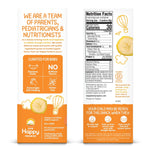 Happy Baby Organics Baby Snacks, Gentle Teething Wafers, Gluten Free & Vegan, Sweet Potato & Banana, 12 Count (Pack of 6)