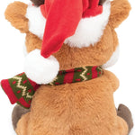 Cuddle Barn - Merry Saxmas Sterling | Animated Christmas Reindeer Stuffed Animal Plush Toy, Sways, Lights Up, and Plays Saxophone to Have Yourself a Merry Little Christmas, 12 inches