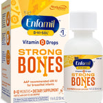 Enfamil Baby Vitamin D-Vi-Sol Liquid Vitamin D Drops, Supports Strong Teeth & Bone Development, 50mL Bottle
