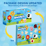 JOYIN 12 Wooden Magnet Creativity Arts & Crafts Painting Kit for Kids, Decorate Your Own Painting Gift for Easter Basket Stuffers, Birthday Parties and Family Crafts, Party Favors for Boys Girls