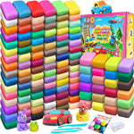 ESSENSON Air Dry Clay 100 Colors, Modeling Clay for Kids, DIY Molding Magic Clay, Gift for Kids