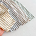 Pin Stripe Pant Toddler Boys Classic Pinstripe Pants Kids Thin Cotton Stripe Elastics Waist Spring Summer Casual Trousers Toddler Summer Clothes Boy 3-4T Beige