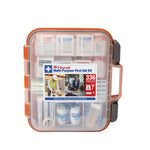 24/7 First Aid OSHA Compliant First aid Kit, All-Purpose 100-Person Emergency First Aid Kit for Business, Home, and Car in Plastic Case with Easy-Slide Latches, 336 Pieces