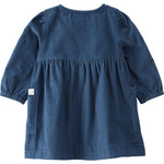 little planet by carter's Baby Girls' Dress Made with Organic Cotton, Blue, 3 Months