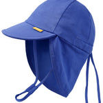 FURTALK Baby Sun Hat UPF 50+ UV Ray Sun Protection Cotton Toddler Hats for Boys Girls Royal Blue