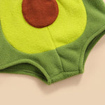 VISGOGO Baby Halloween Costumes Toddler Infant Boy Girl Avocado Pineapple Outfits Hooded Romper Jumpsuit Legging