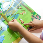 Melissa & Doug Puffy Sticker Activity Books Set of 3 – Safari, Dinosaur & Ocean, with 118 Reusable Puffy Stickers and Fold-Out Scenes, Mess Free Play Set & Travel Toys for Kids Ages 4+ - FSC Certified