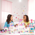 Barbie Mini Land DreamHouse & 3 Playsets with 4 1.5-Inch Dolls, Doll House Furniture & Accessories, Includes Pet Boutique, Hair Salon, & Supermarket