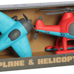 Aurora® Toys Versatile Wheatley™ Plane & Helicopter Toys - Imaginative Play - Unplugged Play - Blue 10 Inches