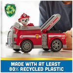 Paw Patrol, Marshall’s Firetruck, Toy Truck with Collectible Action Figure, Sustainably Minded Kids Toys for Boys & Girls Ages 3 and Up