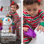 Step2 My First Snowman, Kids Holiday Decorative Christmas Toy, 15-Piece Accessory Kit, Lights and Sounds, Toddlers 18-Months+