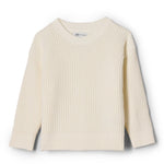 Amazon Essentials Toddler Boys' Cotton Pullover Sweater, Ivory, 2T