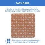 Delta Children Fitted Crib Sheets for Girls and Boys - 100% Organic Cotton Crib Sheet for Standard Crib and Toddler Mattresses - 28x52 Inch - GOTS Certified (Pack of 3), Neutral Boho
