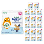 Little Bellies Organic Apple & Cinnamon Puffs Baby Snack (Pack of 18 x 0.42 oz Individual Packs)