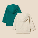 Amazon Essentials Unisex Toddlers and Babies' French Terry Zip-Up Hoodie, Multipacks