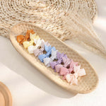 24PCS 2inch Hair Clips, Oaoleer Girls' Fully Lined Tiny Bows Alligator Clips for Infants Toddlers (12 Colors, Style D)