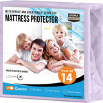 Utopia Bedding Waterproof Mattress Protector Queen Size, Premium Terry Mattress Cover 200 GSM, Breathable, Fitted Style with Stretchable Pockets (White)