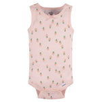 Gerber Baby Girls Multi-Pack Sleeveless Onesies Bodysuit Flowers 3-6 Months
