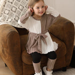 Kucnuzki 2T 3T Girl Clothes Long Sleeve Pink Shirts Knit Pants Black Leggings Little Girl 2 Piece Cute Outfit Toddler Fall Winter Clothes