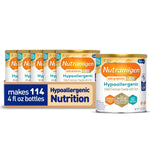 Nutramigen hypoallergenic infant formula packaging on a white background