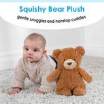 Kids Preferred 11 Inch Teddy Bear Brown Soft Plush Stuffed Animal Toy Gift for Kids and Toddlers - Carter's Squishy Bear