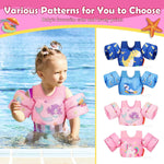 MoKo Toddler Swim Vest for Kids, Swim Arm Floaties 13-70lbs Cartoon Swimming Water Wings Pool Float Vests Sleeves Shoulder Straps Arm Band for Children Learn to Swim