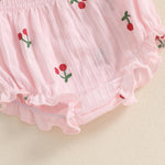 Mubineo Baby Girl Summer Clothes Cute Ruffle Tops Dress Shorts Outfits Set Infant Toddler Shrit Bloomers Princess Outfit (Pink, 6-12 Months)
