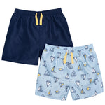 Gerber Toddler Boys' Swim Trunks, Sailboats, 2T