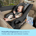 Graco Contender Slim Convertible Car Seat, West Point, Space-Saving Design, Lightweight and Compact