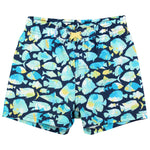 RUGGEDBUTTS Boys UPF50+ Sun Protection Animal Swim Trunks - Fish Friends, 2T