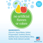 Dr. Brown's Fluoride-Free Baby Toothpaste, Safe to Swallow, Apple Pear, 1-Pack, 1.4oz/40g, 0-3 years