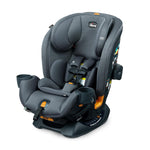 Chicco OneFit ClearTex All-in-One Car Seat, Slim Design, Rear-Facing Seat for Infants 5-40 lbs., Forward-Facing 25-65 lbs., Booster 40-100 lbs., Convertible Car Seat | Slate/Grey