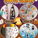 Benresive Reusable Sticker Books for Kids 2-4, Sticker Books for Toddlers 1-3 2-4, Toddler Travel Toys Activities Crafts Gifts - Halloween