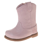 Josmo Kids Cowboy Western Boots for Girls - Western Cowgirl Boot for Babies - Pink (size 4 Infant)