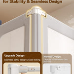 Baby Bed Rail Guard for Toddlers, Reinforced 74.8in Toddler Bed Rails for Twin, Full, King Bed with Height Adjustable, Extral Tall Child Safety Side Railing Guards/Bedrail for Kids, Grey Bear, 1 Side
