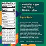 Cerebelly Organic Toddler Smart Bars 40-Count, Apple Kale Smart Bars, 16 Brain-Supporting Nutrients, No Added Sugar, Gluten Free, Nut Free, Kids Snacks