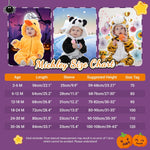 MICHLEY Unisex Baby Animal Costume Winter Autumn Hooded Romper Halloween Cosplay Jumpsuit Outfits