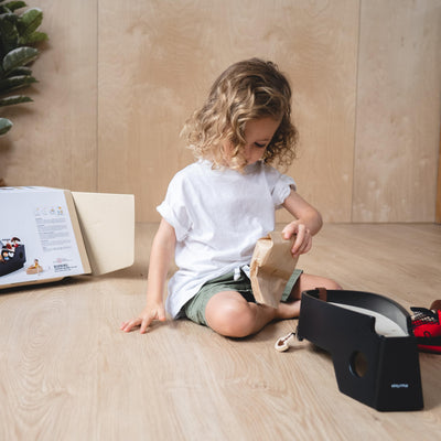 PlanToys® Pirate Ship Wooden Montessori Imaginative and Fine Motor Play Set | Creativity, Coordination and Storytelling Development Activity | Eco Friendly Adventure Boat Toy