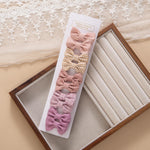 20pcs Baby Girl Hair Bow Clips Fully Lined Alligator Clips Non Slip Baby Barrettes Hair Accessories for Babies Infant Toddlers Kids