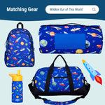 Wildkin Kids ECO rPET Insulated Lunch Box – Keeps Food Hot or Cold, Easy-Clean Lining, Mesh Pockets & BPA-Free – Boys & Girls, Ideal for School, Travel & Daycare – Out of This World